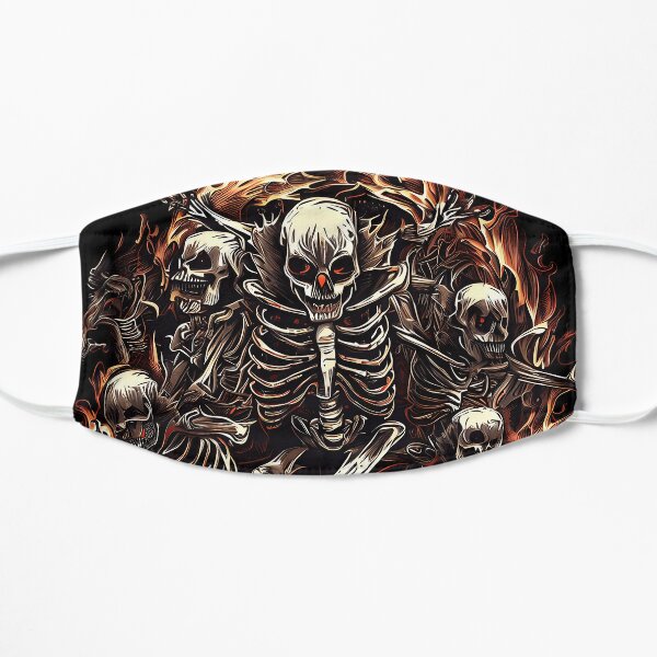 Avenged Sevenfold Skeletons Artwork Flat Mask RB0208 product Offical avenged sevenfold Merch
